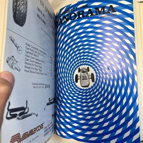 Porsche Panoramic Hardcover Bounded Magazines Vintage 1977 JAN-Dec  PCA - Picture 14 of 15